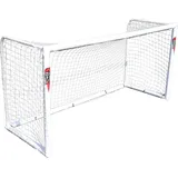 Netsportique POWERSHOT® Fußballtor - 2,4 x 1,6 m - Made IN Germany - Super stabil - aus uPVC - WETTERFEST - Mit Klicksystem und wählbarem Zubehör