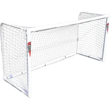 Netsportique POWERSHOT® Fußballtor - 2,4 x 1,6 m - Made IN Germany - Super stabil - aus uPVC - WETTERFEST - Mit Klicksystem und wählbarem Zubehör