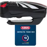 ABUS Bremsscheibenschloss Detecto 7000 RS1 mit Alarm flame black