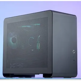 Jonsbo U4 Mini Mesh Micro-ATX-Gehäuse - schwarz