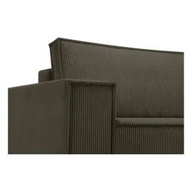 Konsimo Ecksofa Napi ¦ braun ¦ Maße (cm): B: 262 H: 89