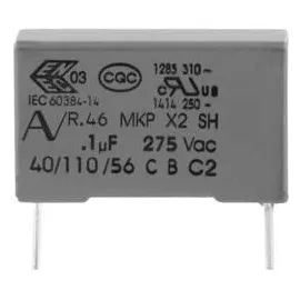Kemet R46KR422000M1M+ 1 St. MKP-Funkentstör-Kondensator radial bedrahtet 2.2 μF 275 V 20 % 27.5 mm (L x B x H) 32 x 14 x 28 mm Piece