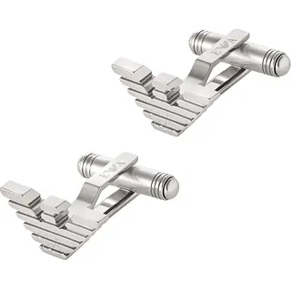 Emporio Armani Herren Manschettenknöpfe aus Edelstahl