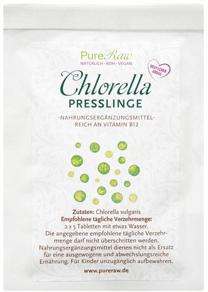 chlorella vulgaris presslinge