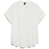 Vero Moda Blusenshirt Casual Splitneck Weiß S