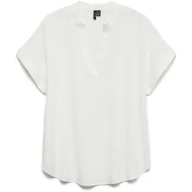 Vero Moda Blusenshirt Casual Splitneck Weiß S