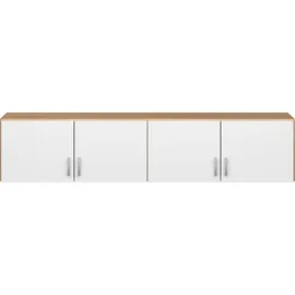 Rauch Schrankaufsatz RAUCH "Bremen", weiß (struktureichefarben hell, weiß), B:181cm H:39cm T:54cm, Holzwerkstoff, Möbelaufsätze, Schrankaufsatz