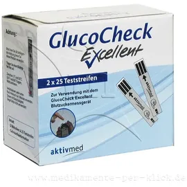 aktivmed Excellent Blutzuckerteststreifen 50 St.