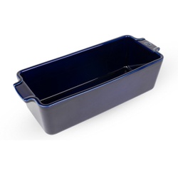 Peugeot Backform APPOLIA Keramik, 31 x 11 x 9 cm, Qualitativ hochwertige Kuchenform für optimale Backergebnisse, Farbe: blau