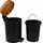 OEM Stahlabfalleimer 3 l Schwarz