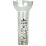 Posiwio Regenmesser Frosch mit Schirm Regenmesser