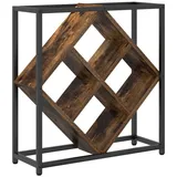 vidaXL Weinregal Räuchereiche 51x18x52,5 cm Holzwerkstoff