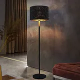 ZMH Stehlampe 40W Schwarz Gold