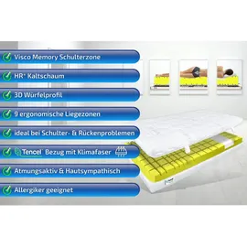 Matratzen Perfekt TerraMed Visco 80 x 200 cm H3