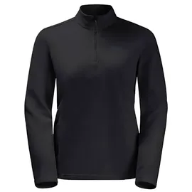 Jack Wolfskin Taunus Fleece Mit Halbem Reißverschluss - Black - XL