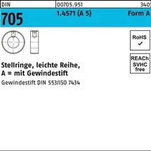Reyher Stellring DIN 705 A 15 x 25 x 12 10 Stück