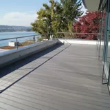 Fiberdeck WPC-Terrassendiele Dark grey, massiv - 23x138x5000mm