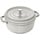 Staub Cocotte 24 cm rund weisser trüffel