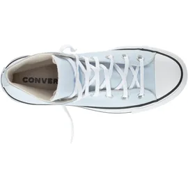 Converse Sneaker CONVERSE "CHUCK TAYLOR ALL STAR LIFT PLATFORM", Damen, Gr. 36, blau supermoon, natural ivory, Leder, Schuhe Sneaker