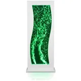 JVmoebel Zimmerbrunnen Wassersäule wasserwand Wasserfall Led Trennwand Einrichtung Metall, Made in Europa weiß