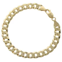 FIRETTI Panzerarmband aus vergoldetem Silber 925 21