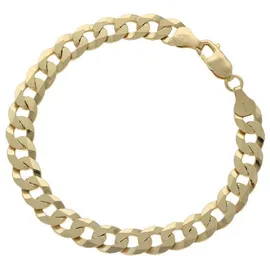 FIRETTI Panzerarmband aus vergoldetem Silber 925 21