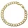 FIRETTI Panzerarmband aus vergoldetem Silber 925 21