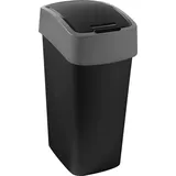 Curver Flip Bin 50 l schwarz/grau