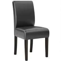 GGM Möbel Bistrostuhl Leo Big Leder Schwarz 2er Set