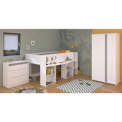Parisot Kinderzimmer Set 3tlg "Pirouette 12"  Weiß