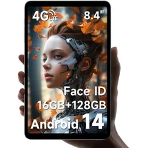 Alldocube iPlay 60 Mini Pro 8,4 Zoll Android 14 Tablet, Helio G99 Octa-Core, 16GB RAM+128GB ROM/TF 512GB, 1920x1200 FHD, 6050mAh Akku, Widevine L1, 5G WLAN, Face ID, 4G LTE, GPS, 6-Achsen-Gyroskop