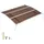 Vevor Vordach 120 x 100 cm braun