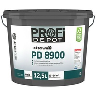 Profi Depot PD Latexfarbe Latexweiß PD 8900  (Weiß, Seidenglänzend, 12,5 l)