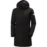 HELLY HANSEN W Aden Long Jacket, Schwarz, XS,