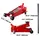 Vevor Rangierwagenheber Stahl 13–50 cm rot 3 t Tragkraft