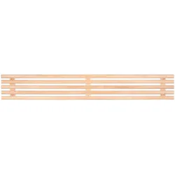 Erle Sauna Rückenlehne oben, Abmessung: 16x300x2050 mm