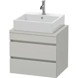 Duravit Waschtischunterschrank 2 Auszüge 60 x 51,2 x 47,8 cm Grau Matt