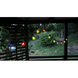 star trading deutschland gmbh LED Lichterkette 16-flammig Kunststoff 4,5 m Bunt/Schwarz