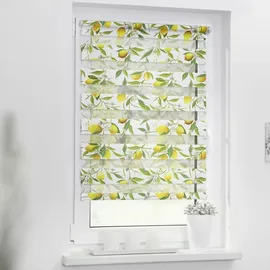 Lichtblick Duo Rollo / Doppelrollo Klemmfix 100 x 150 cm limone/gelb grün