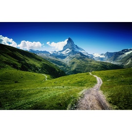 Papermoon Fototapete »Photo-Art JUAN PABLO DE, Matterhorn II«, bunt