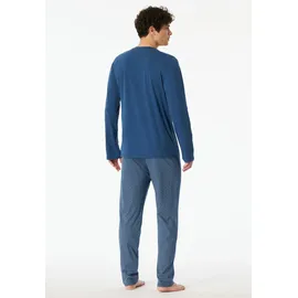 SCHIESSER Pyjama Casual Essentials Blau S (48)