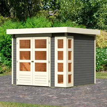 Karibu Nordsee 3 2,50 x 3,00 m Grau