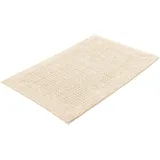 KLEINE WOLKE Badteppich Net Beige 60 x 90 cm
