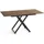 WFL GROUP Axen Braun Eiche 120-160 x 80 x 38-75 cm