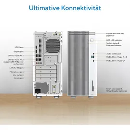 Asus ExpertCenter P5 Desktop-PC 2023 4K Ultra HD Intel Core i5 4,6 GHz 16 GB RAM 512 GB SSD Intel UHD Graphics Windows 11 Home