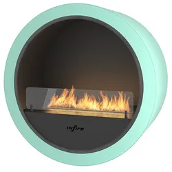 OutInFire INCYRCLE WALL – Wand-Biokamin – Mintgrün