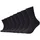 CAMANO Tennissocken 8er Pack Schwarz 47-49