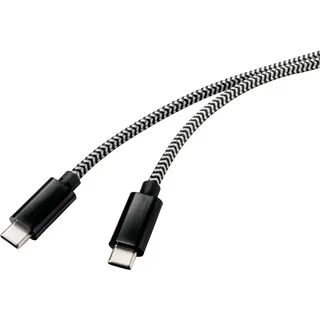 Renkforce USB 2.0 USB-C® Stecker 0.50 m Schwarz RF-4598416