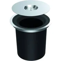 Hettich Arbeitsplatten-Einbauabfallsammler,H235mm,Ø205mm,Bin.it Drop 9079925,KF schw.,5l