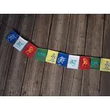 Klangschalen-Center GmbH Tibetische Gebetsfahne Om Mani Padme Hum